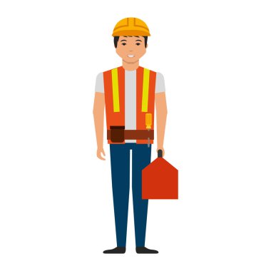 İnşaat profesyonel avatar karakter