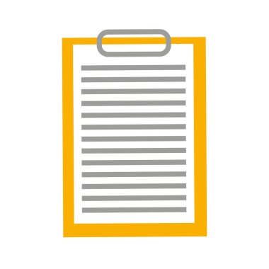 Pano kağıt izole simgesi