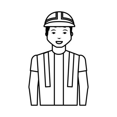 İnşaat profesyonel avatar karakter