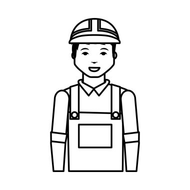 İnşaat profesyonel avatar karakter