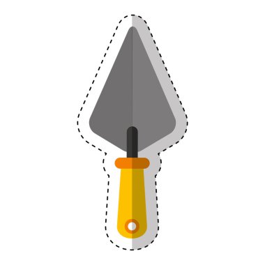 spatula aracı izole simgesi