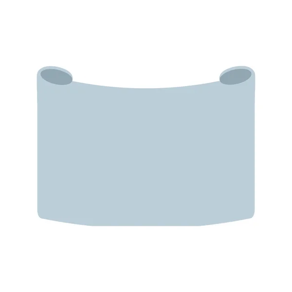 Plan de construcción papel aislado icono — Vector de stock