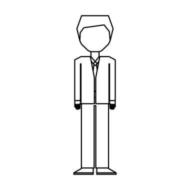 işadamı karakter izole simgesi