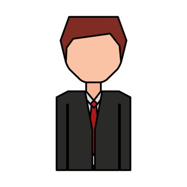 işadamı karakter izole simgesi