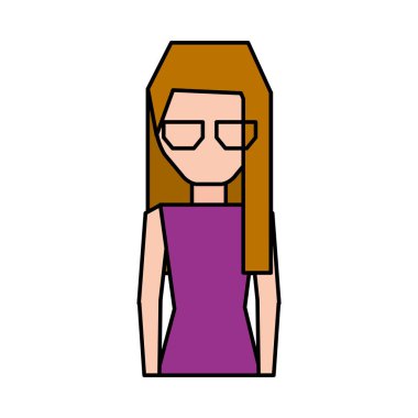 genç kadın avatar karakter