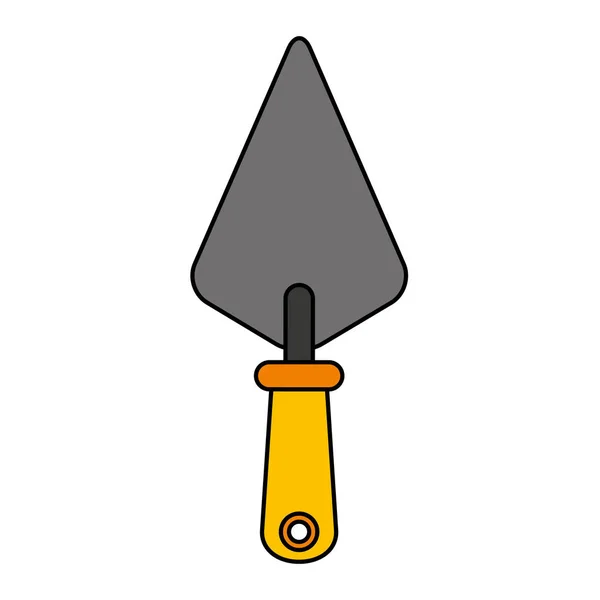 Outil spatule icône isolée — Image vectorielle