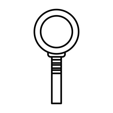 büyüteç izole edilmiş simge ara