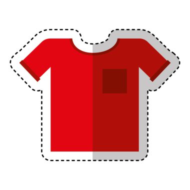 gömlek giyim izole simgesi