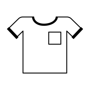 gömlek giyim izole simgesi