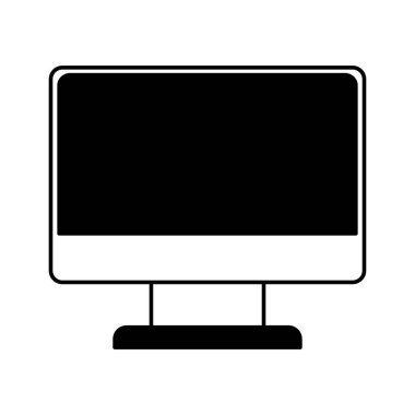 bilgisayar masaüstü izole simgesi