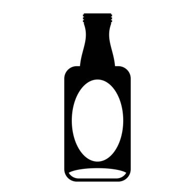 cam şişe izole kutsal kişilerin resmi