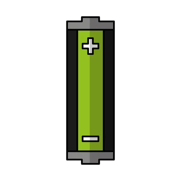 Energía de la batería aislado icono — Vector de stock