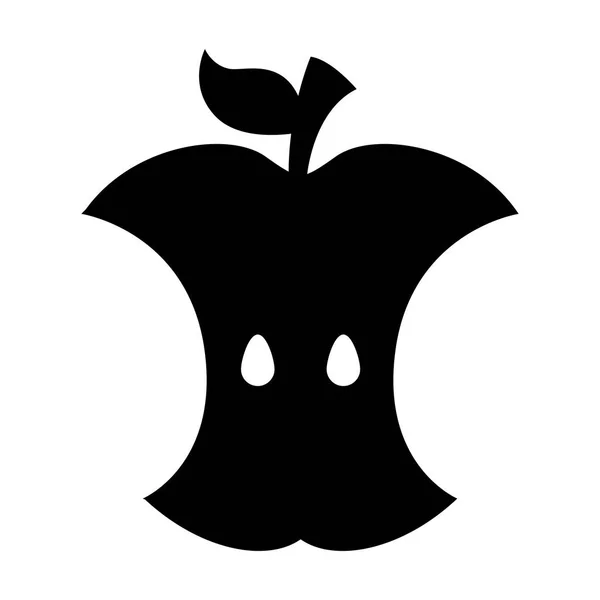 Icône isolée Apple ferraille — Image vectorielle