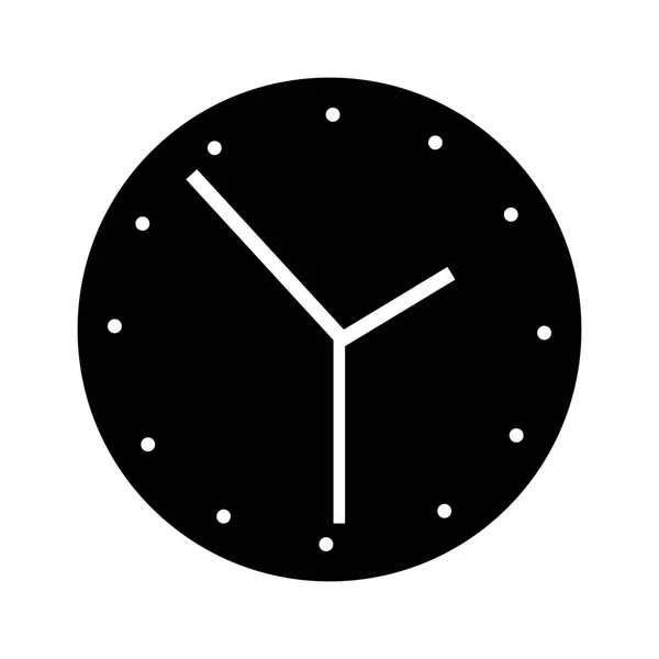 Reloj de tiempo icono aislado — Vector de stock