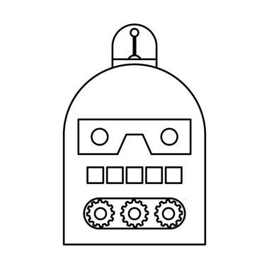 Elektrikli robot avatar karakter