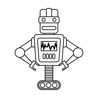 Elektrikli robot avatar karakter