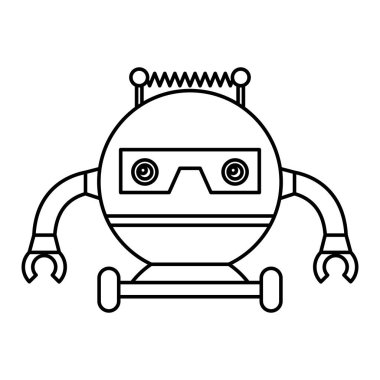 Elektrikli robot avatar karakter