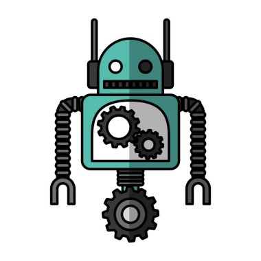 Elektrikli robot avatar karakter