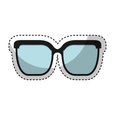 göz cam izole simgesini