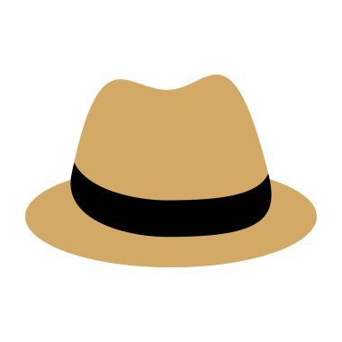 Beyefendi şapka izole simgesi