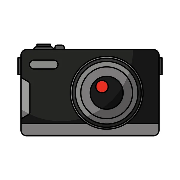 Appareil photo avec icône flash — Image vectorielle