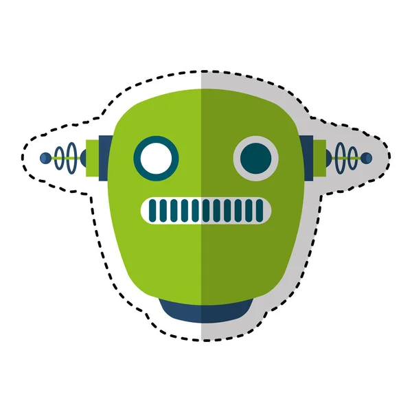 Robot électrique avatar caractère — Image vectorielle