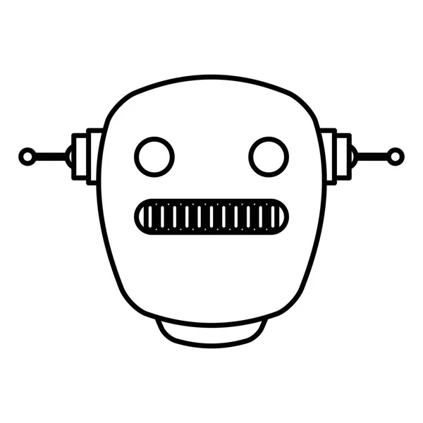 Elektromos robot avatar karakter — Stock Vector