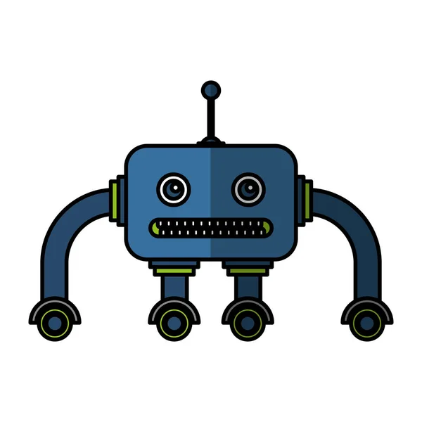 Personaje de avatar robot eléctrico — Archivo Imágenes Vectoriales
