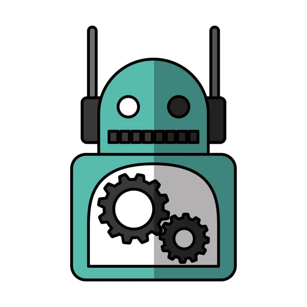 Personagem avatar robô elétrico —  Vetores de Stock