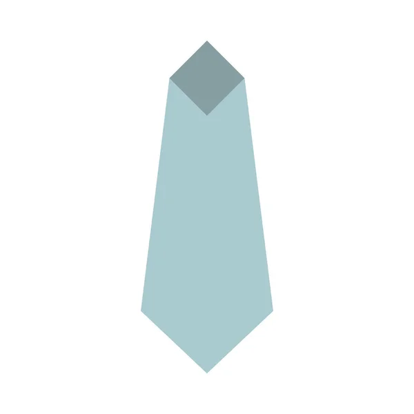 Ícone isolado gravata elegante — Vetor de Stock