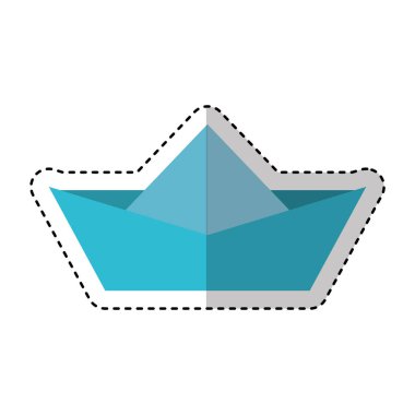 gemi kağıt oyuncak simgesi