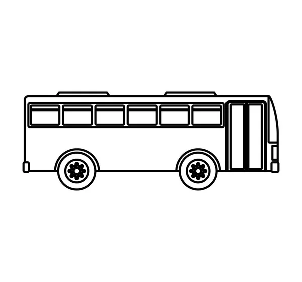 Bus transport publiczny ikona — Wektor stockowy
