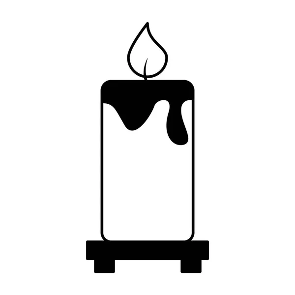 촛불 아로마 치료 아이콘 — 스톡 벡터