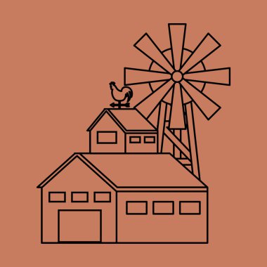 çiftlik taze istikrarlı simgesi