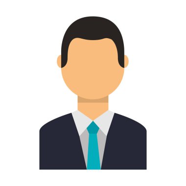 işadamı karakter izole simgesi