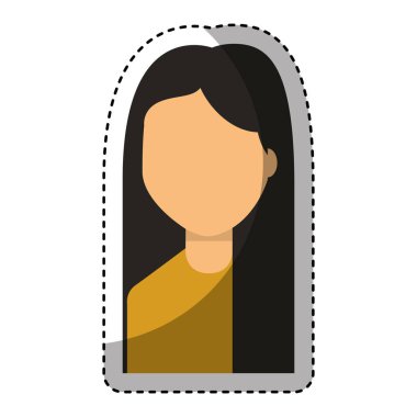 genç kadın avatar karakter