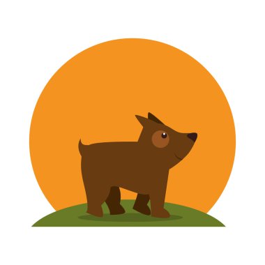 Sevimli köpek ikonu