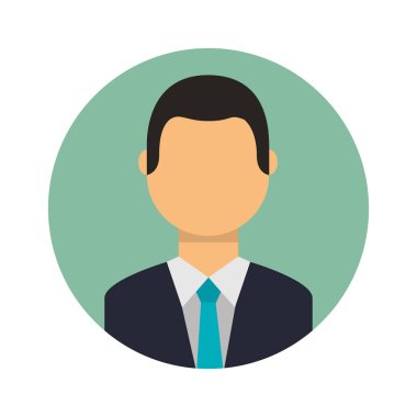 işadamı karakter izole simgesi