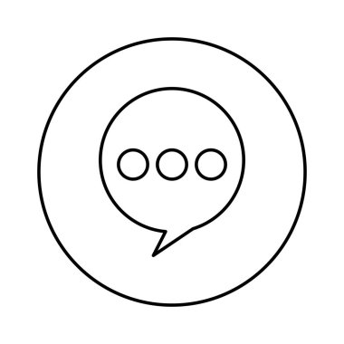 konuşma balonu ileti simgesi