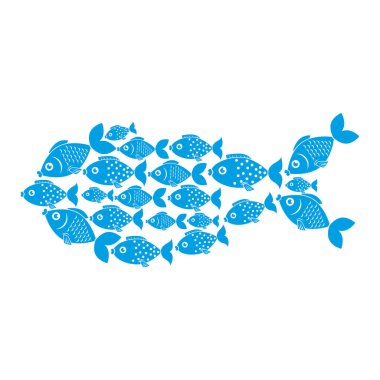 deniz balık amblemi simgesi