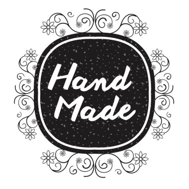 el yapımı etiketi simgesi