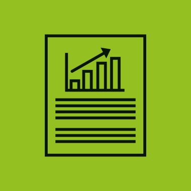 kağıt belge dosyası izole edilmiş simge