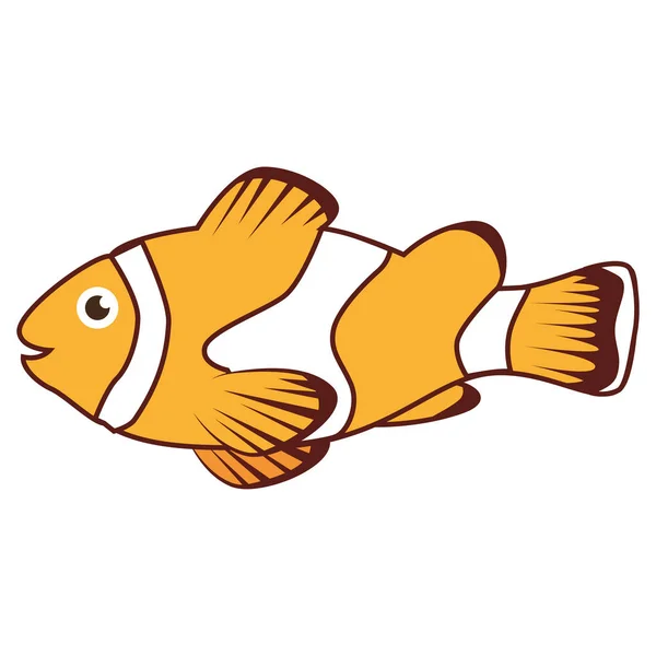 Символ эмблемы морской рыбы — стоковый вектор
