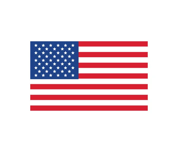 Estados Unidos da América bandeira emblema — Vetor de Stock