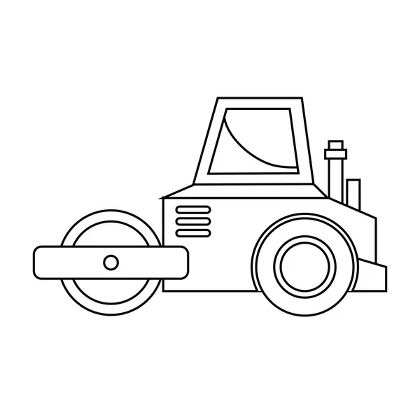 Onder bouw planer pictogram — Stockvector