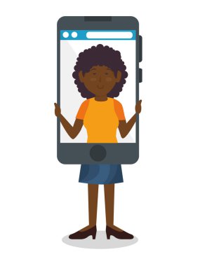 Smartphone kullanıcı simgesi ile