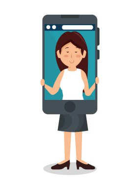 Smartphone kullanıcı simgesi ile