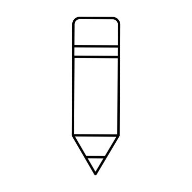 kalem siluet izole simgesi