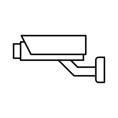 CCTV kamera izole simgesi