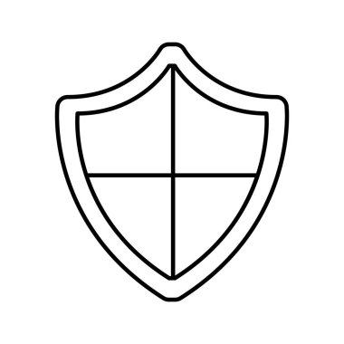 kalkan güvenlik izole simgesi